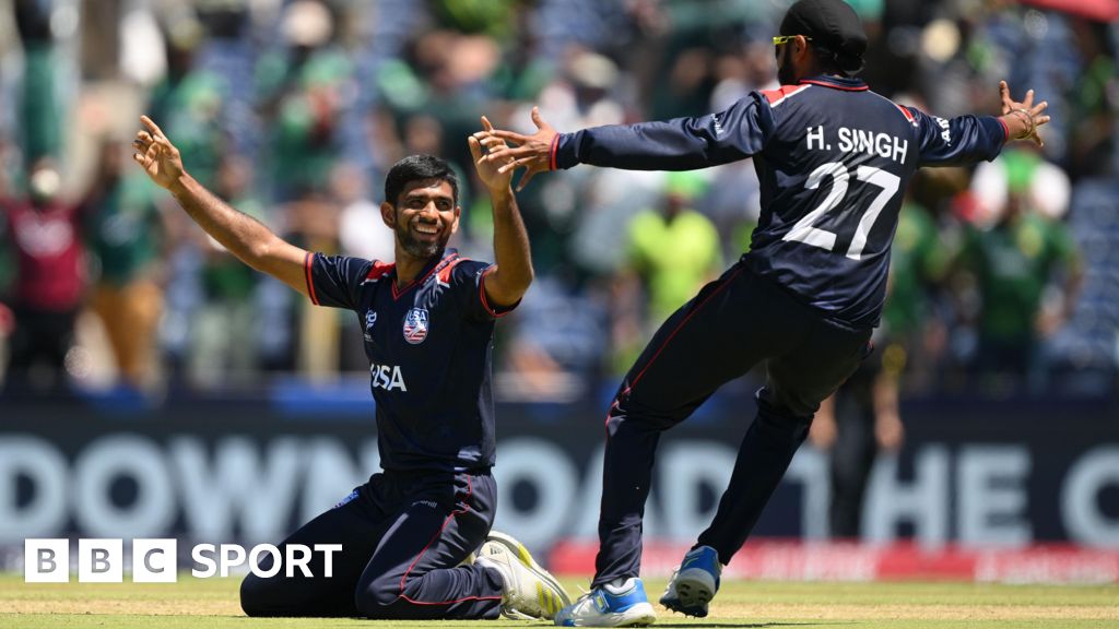 USA stun Pakistan in T20 World Cup super over