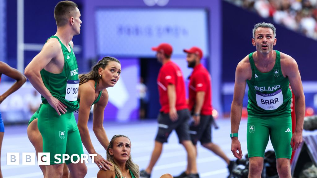 Paris 2024: Ireland miss out on final spot in 4x400m mixed relay