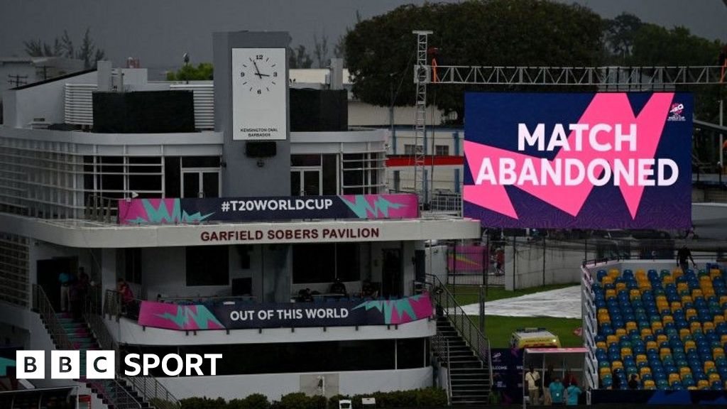 T20 World Cup results: England and Scotland’s opener washed out in Barbados