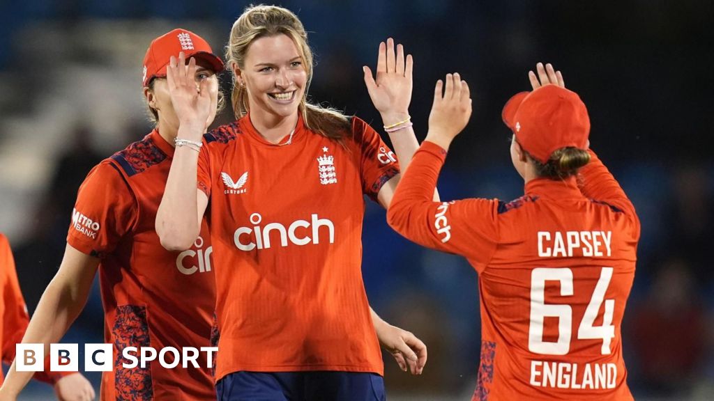 England v New Zealand: Hosts win rain-affected second T20 at Hove