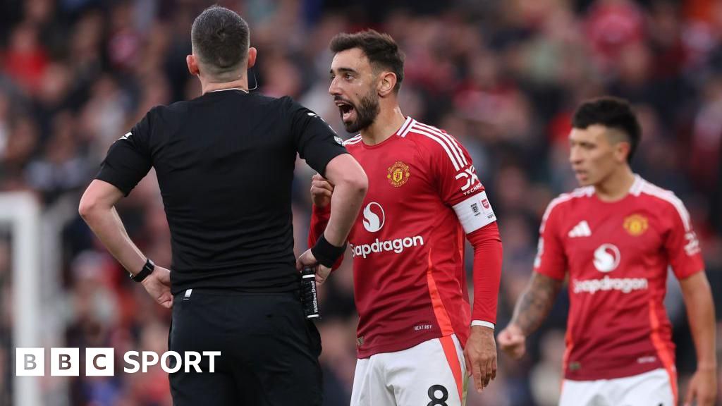 Bruno Fernandes: el árbitro no hizo bien en expulsar al centrocampista del Manchester United, dice el panel