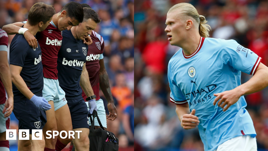 West Ham V Man City: Team News - BBC Sport