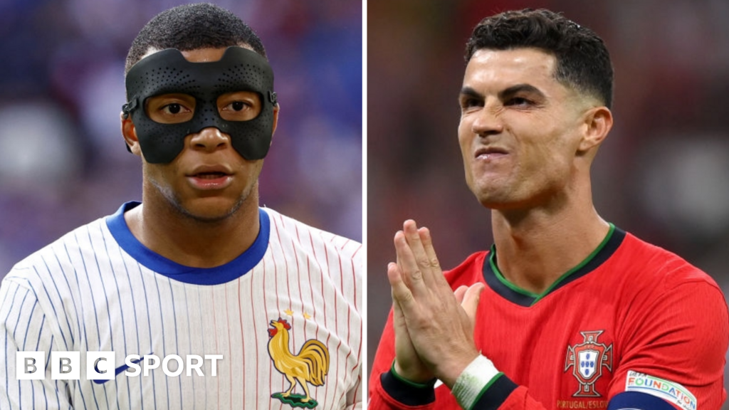 Kylian Mbappe vs Cristiano Ronaldo: Real Madrid icons past and future meet as France play Portugal at Euro 2024 – BBC Sport