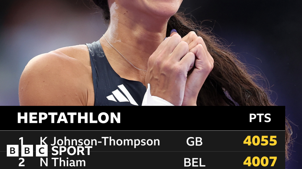Johnson-Thompson leads Olympic heptathlon