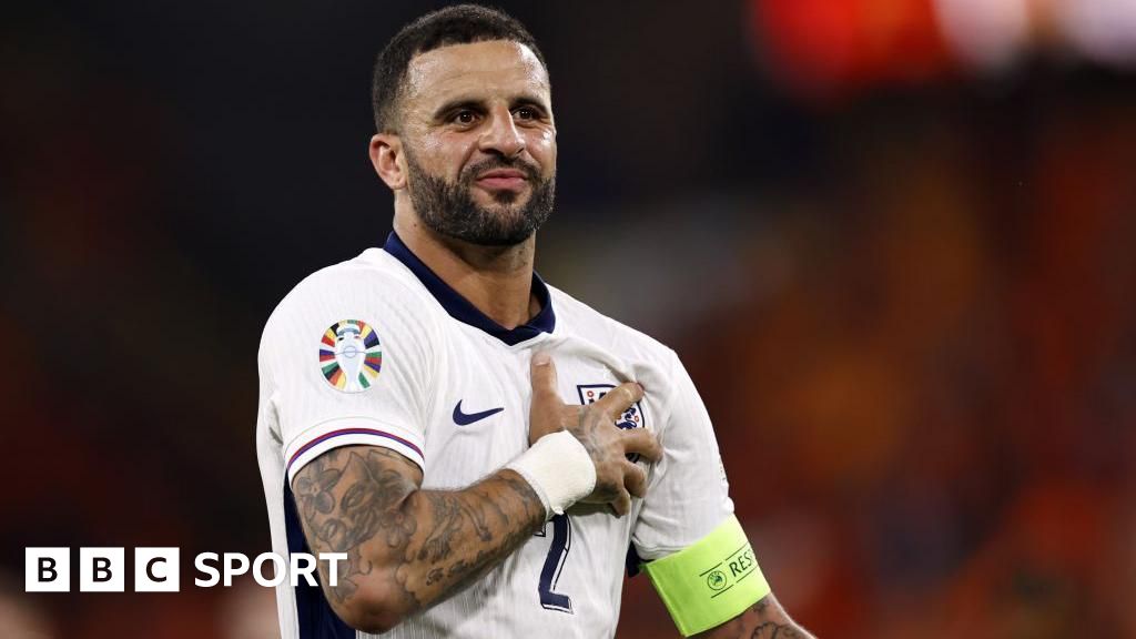 Euro 2024: England’s Kyle Walker named in team of tournament alongside six Spain players