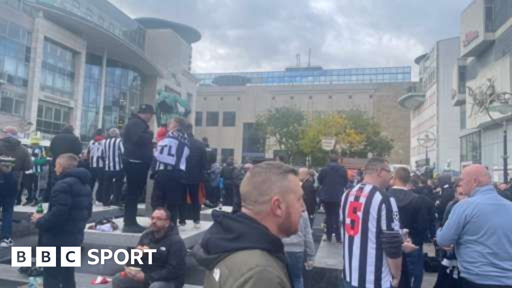 18 pictures of travelling Newcastle United fans in Dortmund for