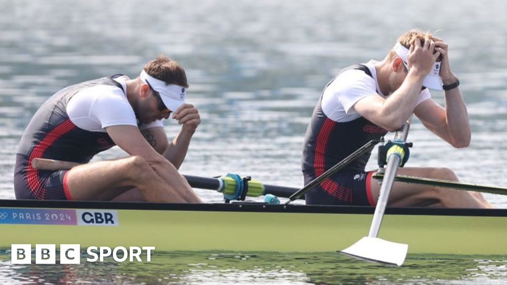 Olympic rowing: Great Britain win men’s pair silver in dramatic final