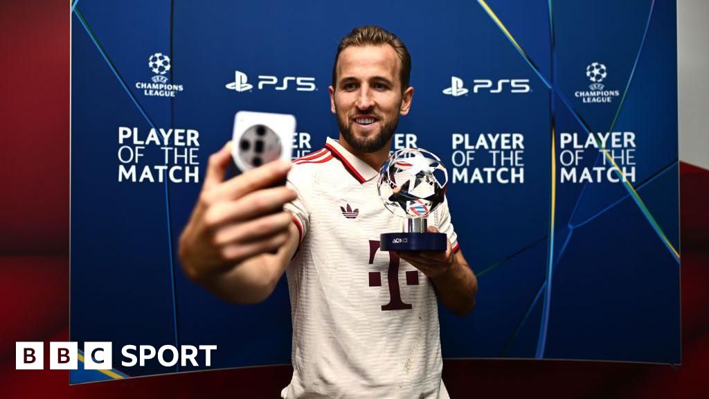 Harry Kane: Striker’s record-breaking night as Bayern score nine