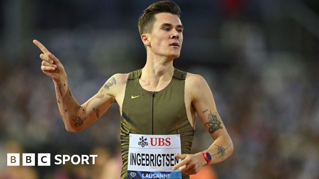 Diamond League: Jakob Ingebrigtsen beats Olympic champion Cole Hocker, Matthew Hudson-Smith & Dina Asher-Smith win