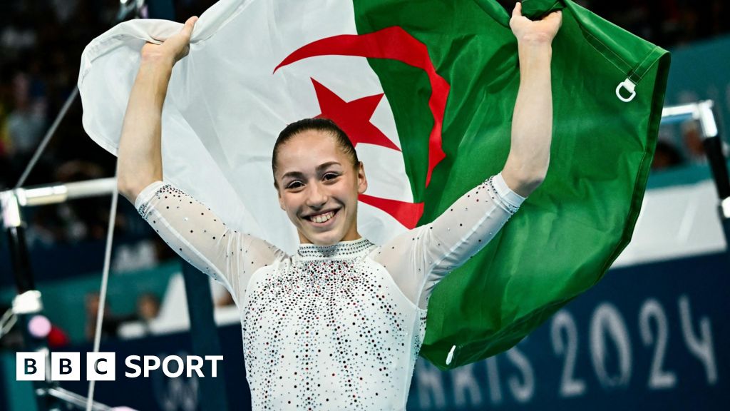 Paris 2024: Algeria’s Kaylia Nemour wins Olympic uneven bars final