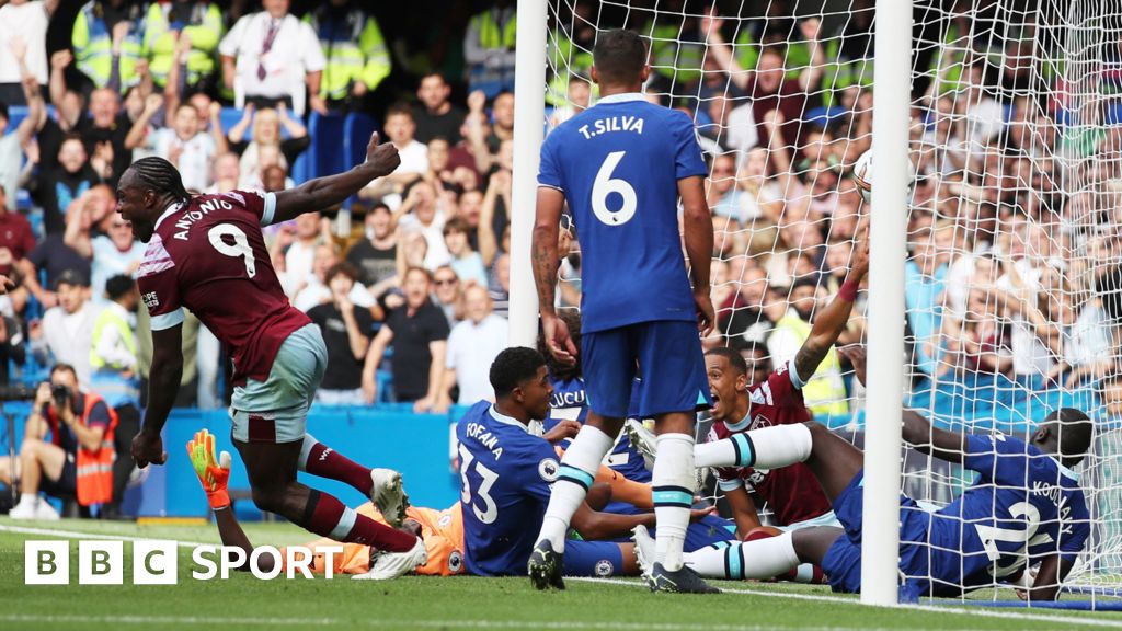 West Ham v Chelsea Team news BBC Sport