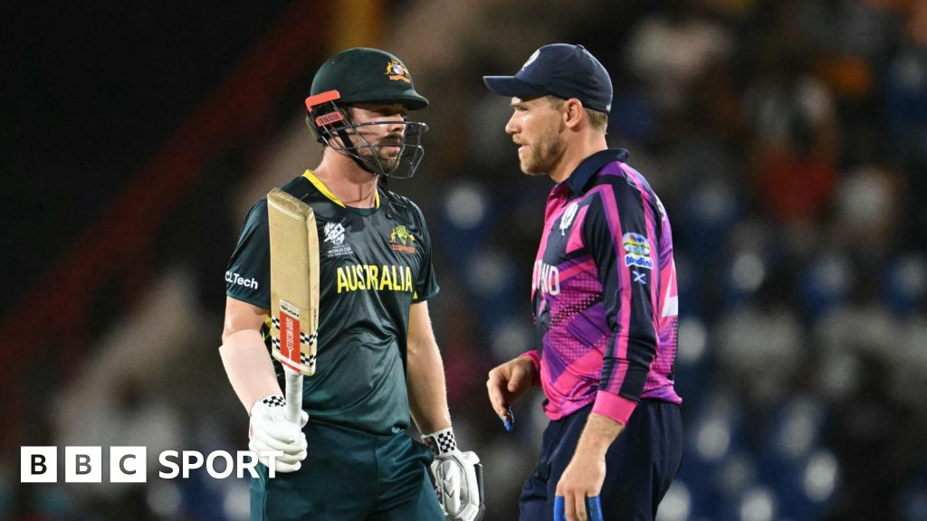 T20 World Cup 2024: England make Super 8s after Australia beat Scotland