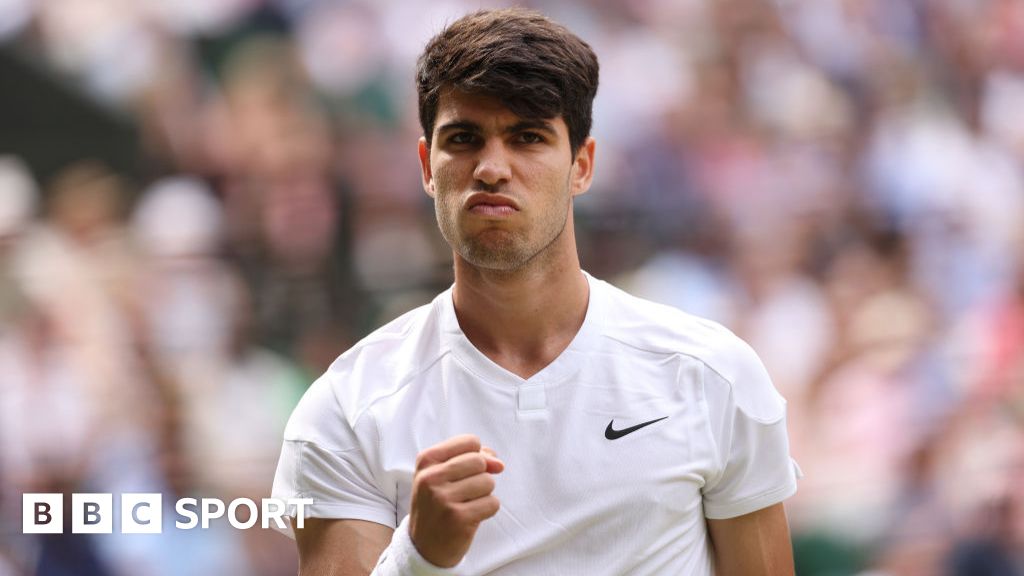 Alcaraz crushes Djokovic to defend Wimbledon title