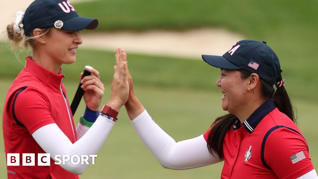 US lead Europe 3-1 after opening Solheim session