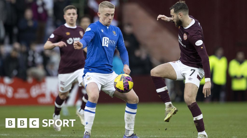 St Johnstone v Hearts Team news BBC Sport