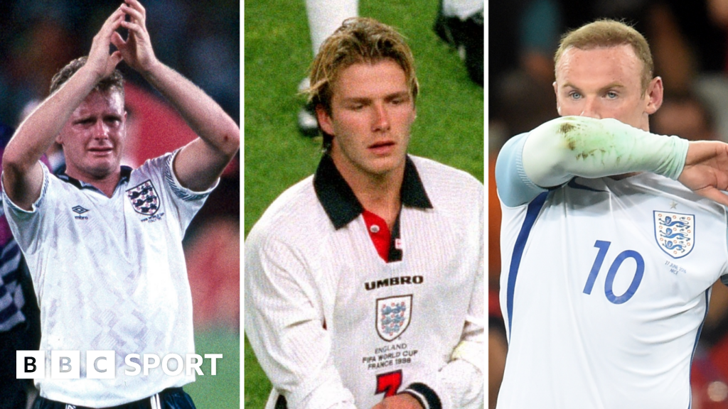 Penalties, red cards and shocks - England's 58 years of hurt