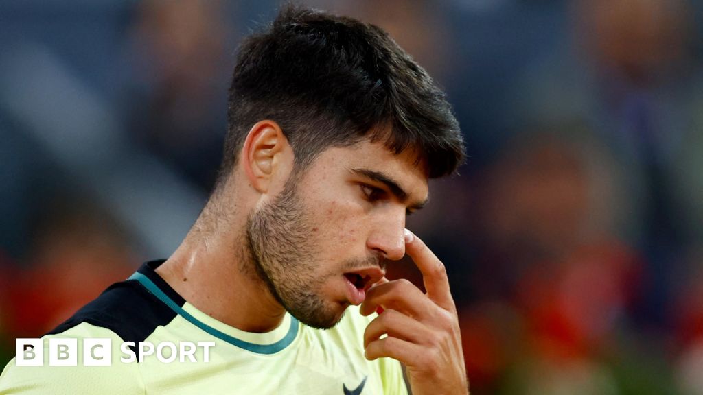 Madrid Open: Carlos Alcaraz title defence ended by Andrey Rublev
