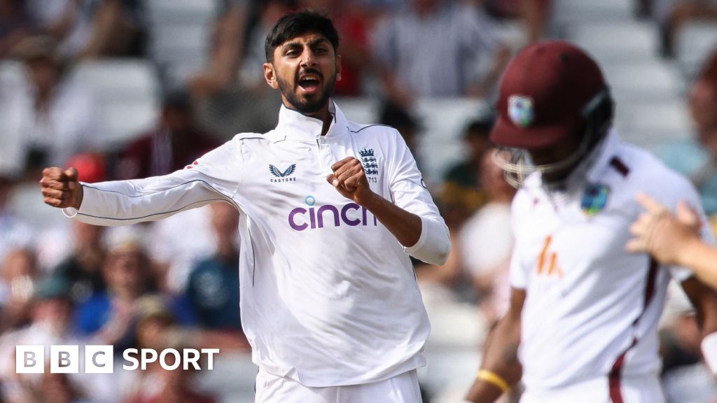 England vs West Indies: Shoaib Bashir takes 5-41 as hosts win second Test at Trent Bridge-ZoomTech News
