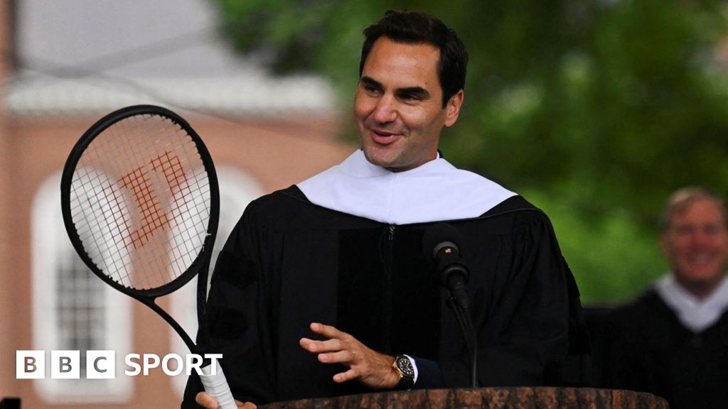Roger Federer: Effortless tennis a myth says Swiss great in graduation speech – BBC Sport