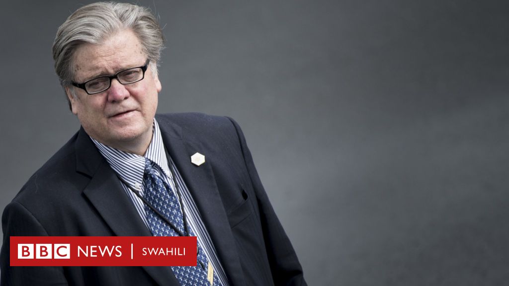 Msaidizi Mkuu Wa Donald Trump Katika Ikulu Ya White House Steve Bannon ...