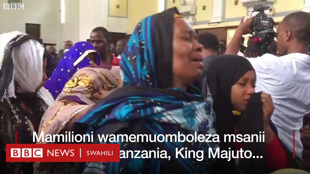 Tazama Watanzania Walivyoomboleza Kifo Cha Mchekeshaji King Majuto Bbc News Swahili