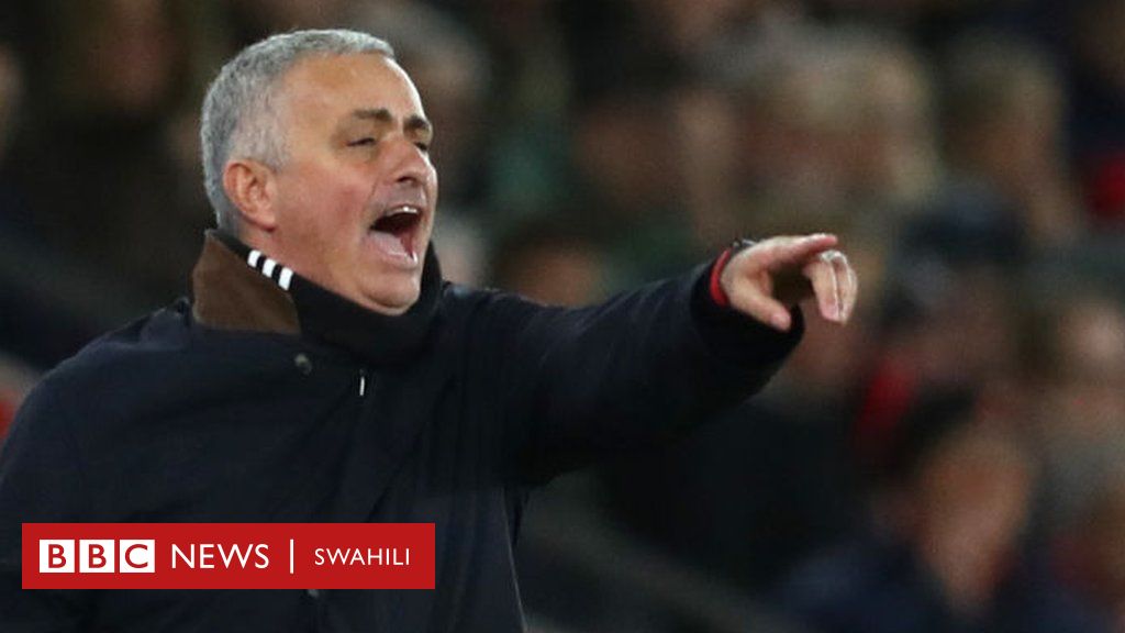 Jose Mourinho Meneja Wa Zamani Wa Manchester United Amesema Hawezi Kuwa Kibaraka Bbc News Swahili 