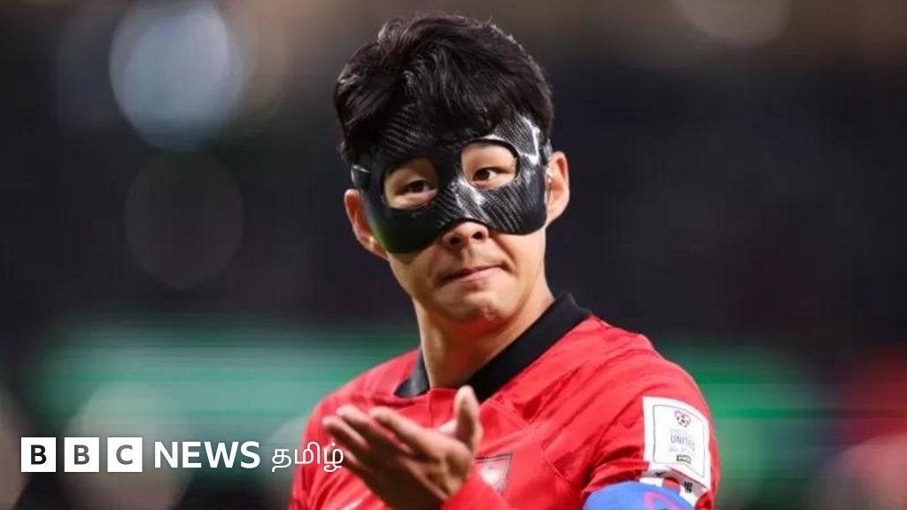 கத்தார் 2022: சூப்பர் ஹீரோ போல முகமூடி அணிந்து களமிறங்கிய தென்கொரியா கேப்டன் - என்ன காரணம்?