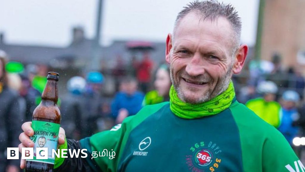 365 நாளும் மராத்தான் ஓடி புத்தாண்டு சபதத்தை நிறைவேற்றிய மனிதர் - 53 வயதில் சாதனை