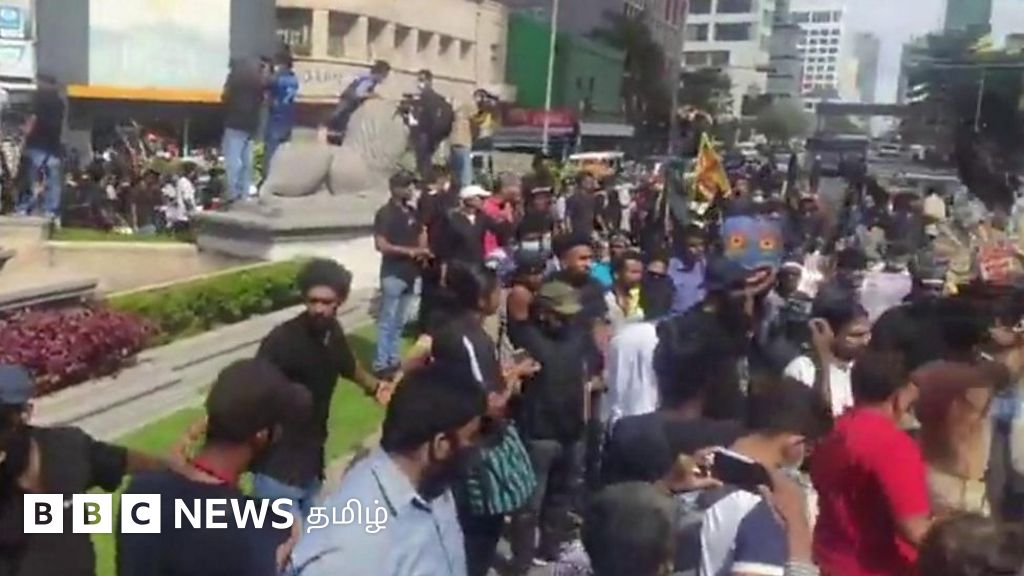 இலங்கை நெருக்கடி: அரசுக்கு எதிராக 50-ஆவது நாளாகத் தொடரும் மக்கள் போராட்டம்