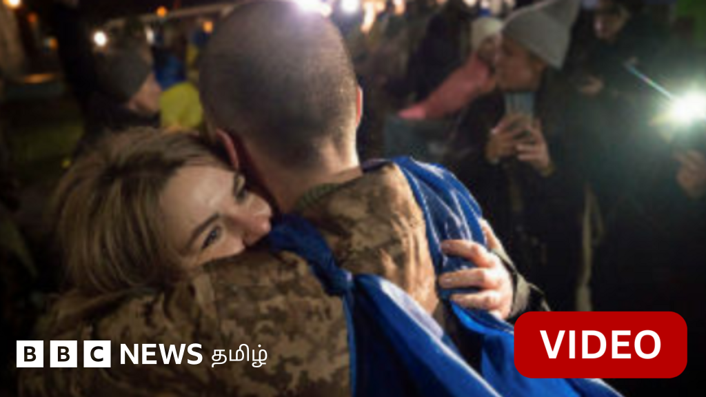 யுக்ரேன் படையினர் மீண்டும் குடும்பத்துடன் இணைந்த உணர்ச்சிமிகு தருணம்