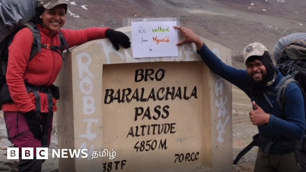 லடாக் பகுதியில் நடந்தே 3,200 கி.மீ. பயணம் செய்த புனே தம்பதியர்