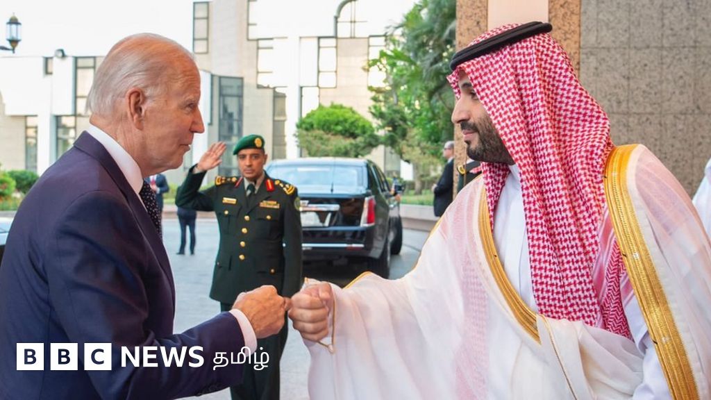 பைடனை வரவேற்க செளதி இளவரசர் விமான நிலையம் செல்லாதது ஏன்? 