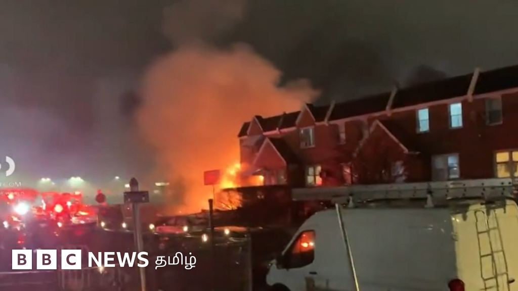 அமெரிக்கா: மீண்டும் ஒரு விமான விபத்து, வெடித்துச் சிதறிய விமானம் – என்ன நடந்தது?