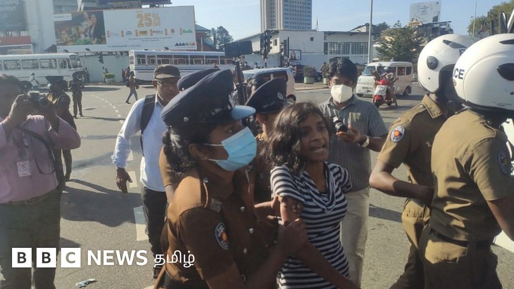 கொழும்பு ஆர்ப்பாட்டத்தில் பங்கேற்ற 84 பேர் கைது: கண்ணீர் புகை, நீர்த்தாரை பிரயோகம் - இலங்கை நெருக்கடி