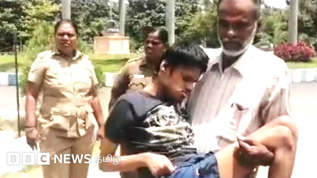 மாற்றுத்திறனாளியை  நடு  வழியில் இறக்கி விட்ட பேருந்து ஊழியர்கள் இடைநீக்கம்