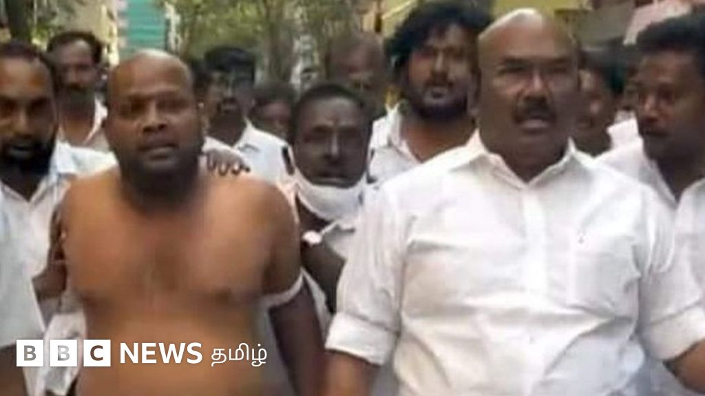 நகர்ப்புற உள்ளாட்சித் தேர்தலில் வாக்களித்தவர் மீது 'அரை நிர்வாணத் தாக்குதல்' : முன்னாள் அமைச்சர் ஜெயக்குமார் வீடியோவால் சர்ச்சை