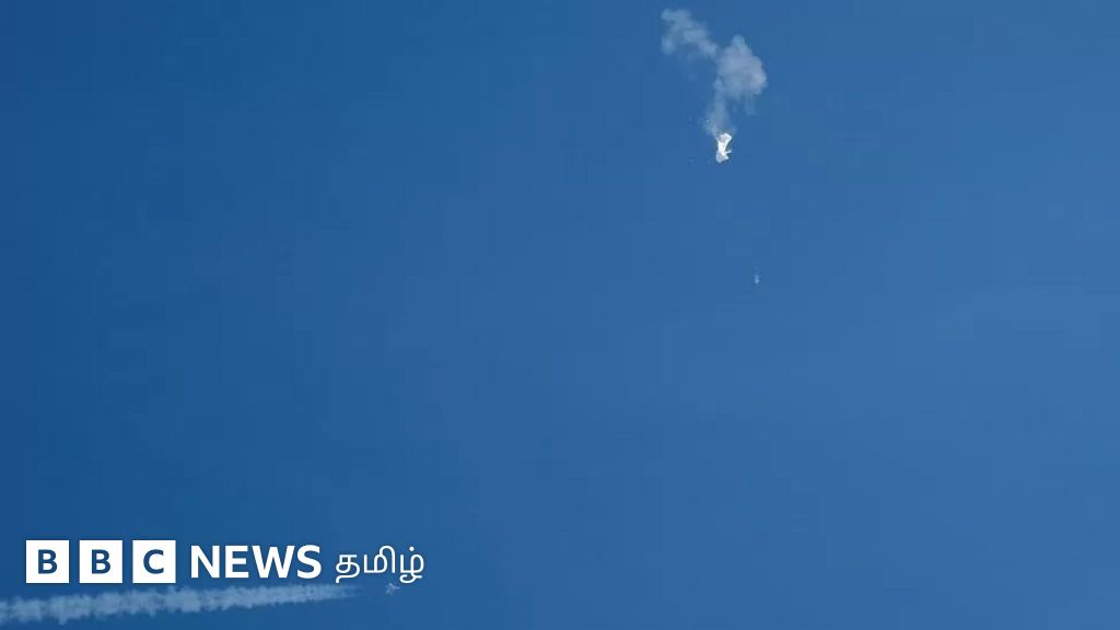 சீனாவின் 'உளவு பலூன்' - உடைந்த பாகங்களைத் தேடும் அமெரிக்கா