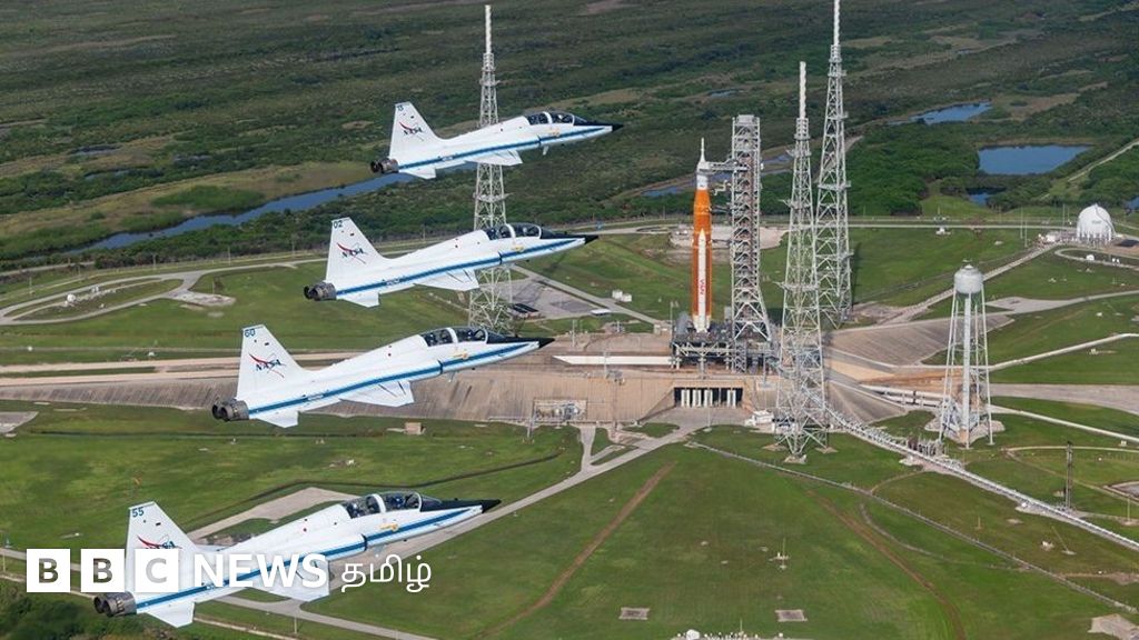 ஆர்ட்டெமிஸ்: நிலவுக்கு ஆயத்தமாகும் நாசாவின் ராக்கெட் - கடைசி நேர பரபரப்பு