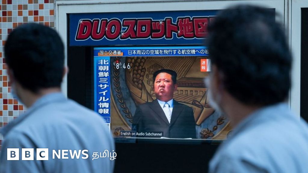 வடகொரியா ஏவுகணை வீச்சு: தென்கொரியா, ஜப்பானை நோக்கி 'கண்டம் விட்டு கண்டம்' பாயும் ஏவுகணை வீச்சு