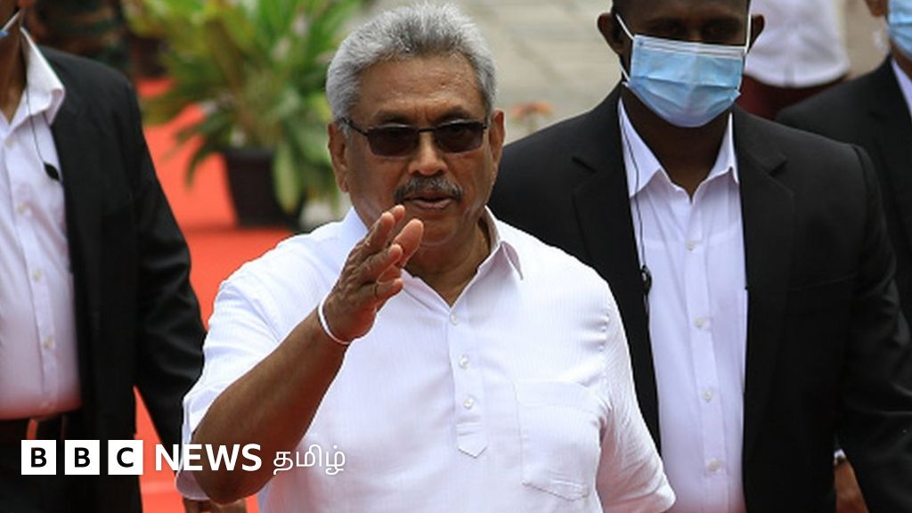 இலங்கை நெருக்கடி: கோட்டாபய ராஜபக்ஷ எங்கே? இதுவரை நடந்தது என்ன?