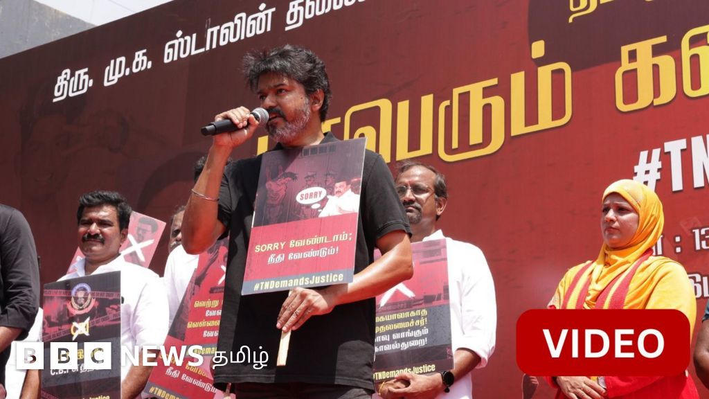 சென்னையில் தவெக போராட்டத்தில் விஜய் என்ன பேசினார்?