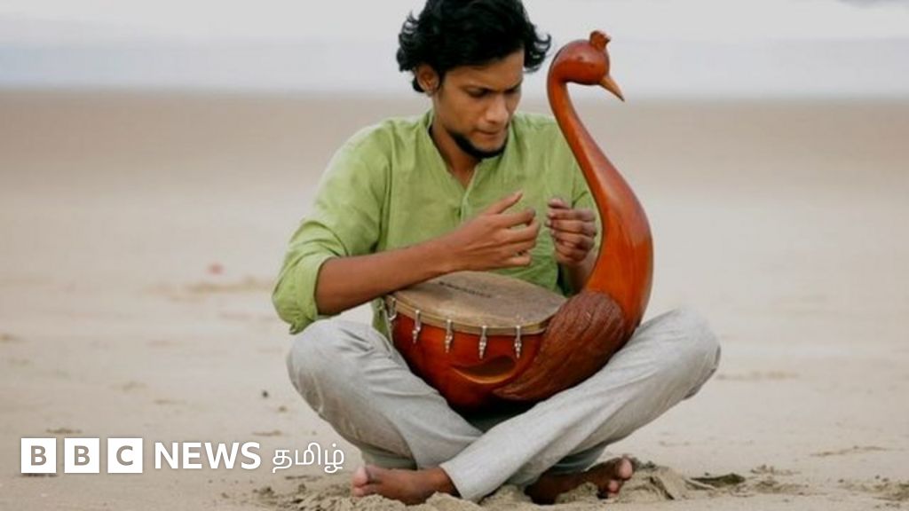 பழங்கால தமிழர்களின் யாழ் இசைக் கருவியை மீட்டுருவாக்கம் செய்யும் இளைஞர்