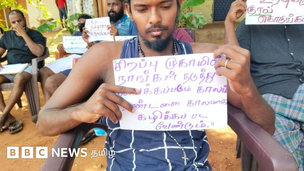 திருச்சி முகாமில் இலங்கை தமிழர்கள் தொடர் போராட்டம் - பின்னணி என்ன?