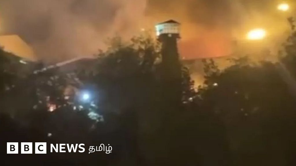 இரான் நாட்டின் 'கொடூரமான' எவின் சிறையில் பெரும் தீ - வேண்டுமென்றே ஏற்படுத்திய விபத்தா?