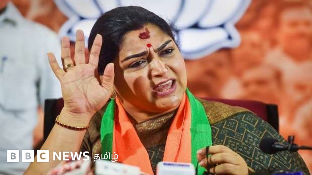 நடிகை குஷ்பு: 