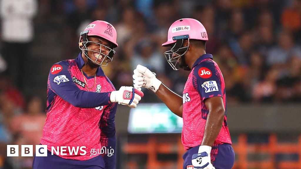 7.2 ஓவரில் 113 ரன்: சாம்சன், ஹெட்மேயரின் பிரமிக்கத்தக்க ஆட்டம் வெற்றியைச் சாத்தியமாக்கியது எப்படி?