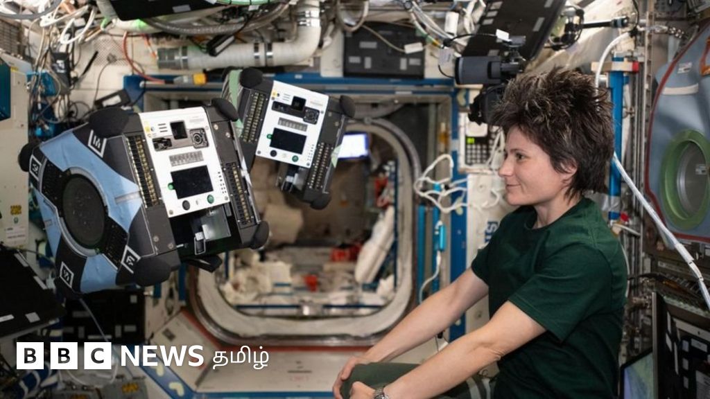 சர்வதேச விண்வெளி நிலையத்தில் இருந்து வீடியோ பதிவிடும் சமந்தா கிறிஸ்டோஃபோரெட்டி