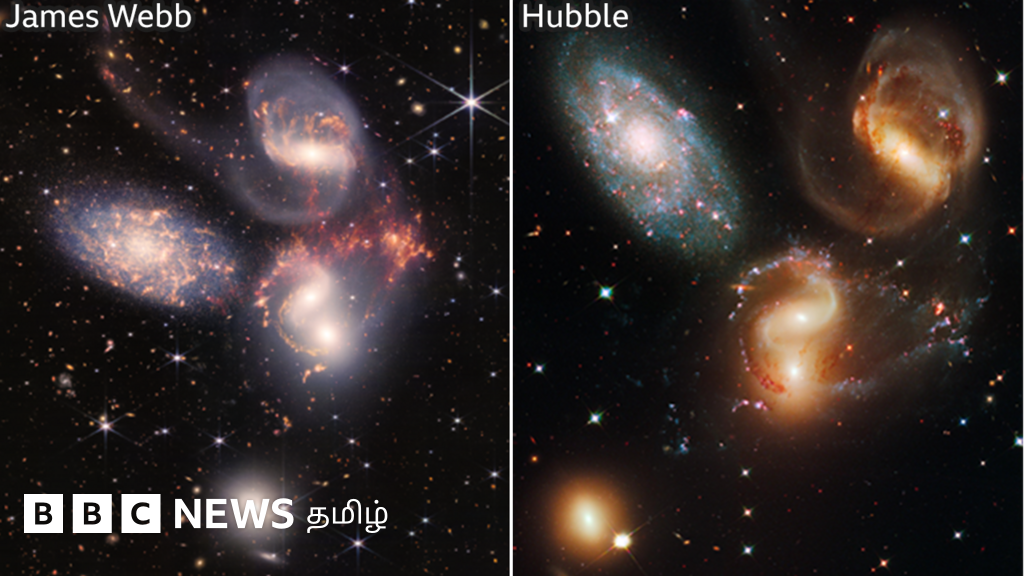 ஜேம்ஸ் வெப் புதிய படங்கள்: நட்சத்திரங்களின் பிரசவ விடுதி, 5 உடுத்திரள்களின் அண்டவெளி நடனம்