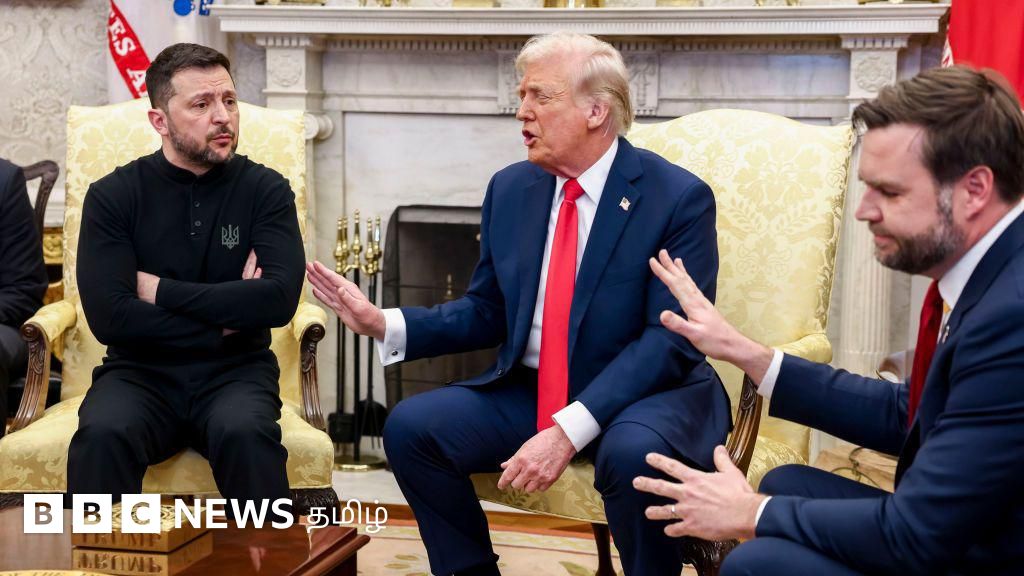 கனிம ஒப்பந்தத்தில் கையெழுத்திட மறுப்பு: ஜெலன்ஸ்கியை நேருக்கு நேர் எச்சரித்த டிரம்ப் - என்ன நடந்தது?