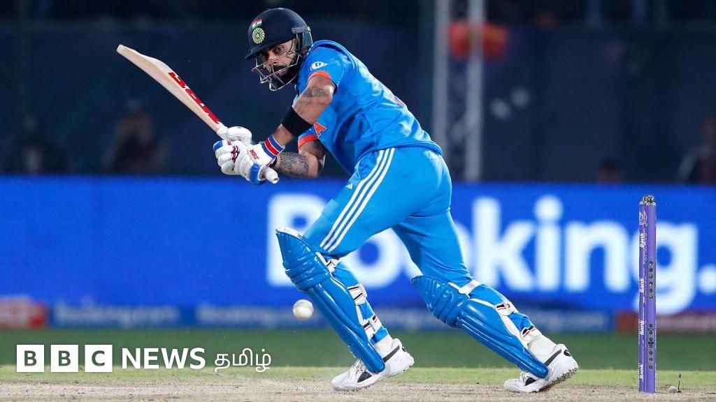 உலகக்கோப்பை: 'சேஸிங் கிங்' கோலி சாதனைமேல் சாதனை படைத்தாலும் இப்படி செய்யலாமா? 